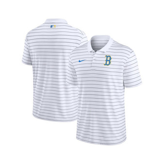 Men's White Boston Red Sox City Connect Victory Performance Polo Shirt