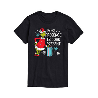 Men's Dr. Seuss The Grinch Presence Is Present Graphic T-shirt