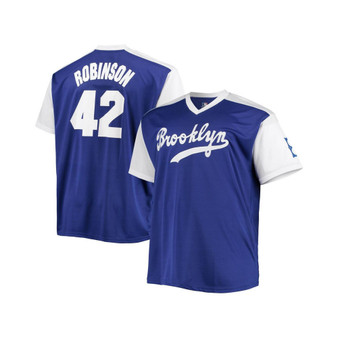Men's Jackie Robinson Royal, White Los Angeles Dodgers Cooperstown Collection Replica Player Jersey