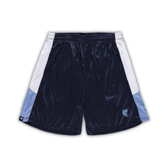 Men's Branded Navy Memphis Grizzlies Big and Tall Champion Rush Practice Shorts