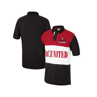 Men's Red D.C. United Since '96 Color Blocked Polo Shirt