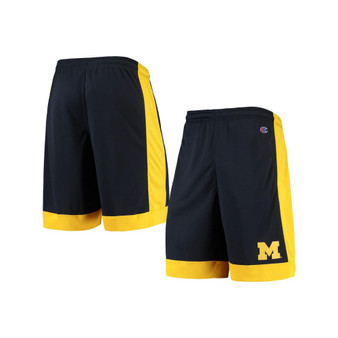 Men's Navy Michigan Wolverines Outline Shorts