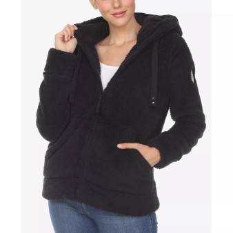 Women's Hooded Sherpa Jacket