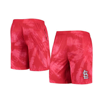 Men's Red St. Louis Cardinals Tie-Dye Training Shorts