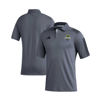 Men's Gray Seattle Sounders FC 2023 On-Field Training Polo Shirt