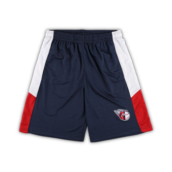 Men's Navy Cleveland Guardians Big and Tall Team Shorts