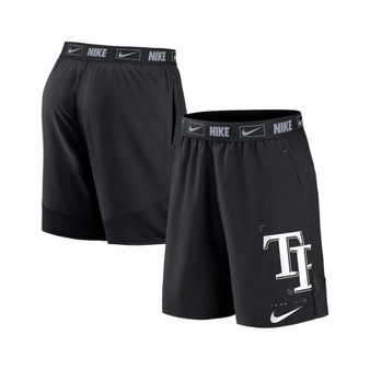 Men's Black Tampa Bay Rays Bold Express Performance Shorts