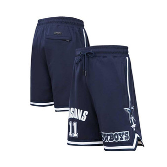 Men's Micah Parsons Navy Dallas Cowboys Player Name and Number Shorts