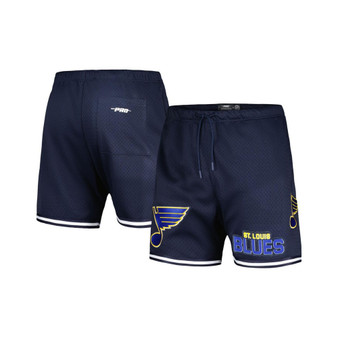 Men's Navy St. Louis Blues Classic Mesh Shorts