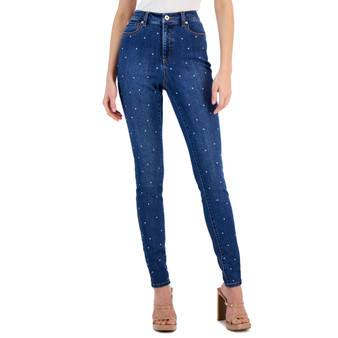 Women's High-Rise Studded Skinny Jeans, Created for Macy's