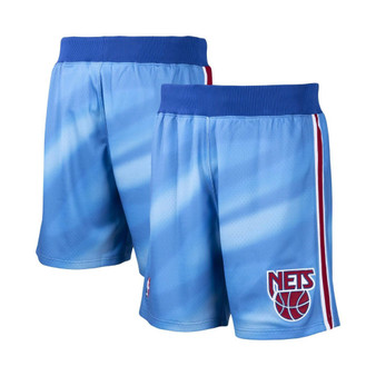 Men's Blue New Jersey Nets 1990/91 Hardwood Classics Authentic Shorts
