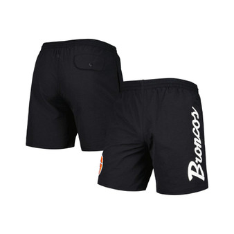 Men's Black Denver Broncos Team Essentials Nylon Shorts