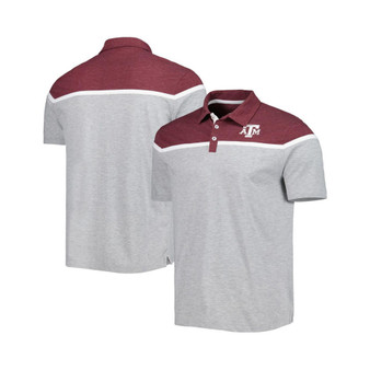 Men's Heather Gray Texas A&M Aggies Chamberlain Polo Shirt