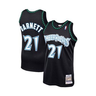 Men's Kevin Garnett Black Minnesota Timberwolves Hardwood Classics 1997-98 Authentic Jersey