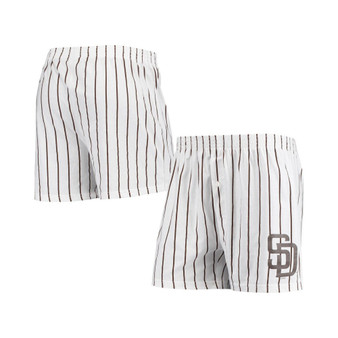 Men's White San Diego Padres Vigor Pinstripe Boxer Shorts