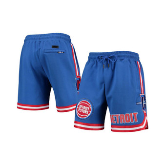 Men's Blue Detroit Pistons Chenille Shorts