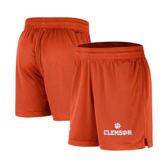 Men's Orange Clemson Tigers Mesh Performance Shorts