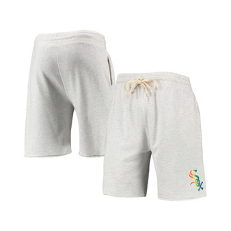 Men's Oatmeal Chicago White Sox Mainstream Logo Terry Tri-Blend Shorts