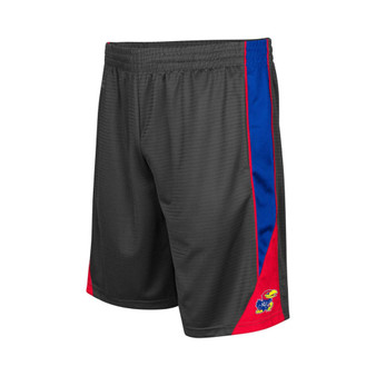 Men's Charcoal Kansas Jayhawks Turnover Shorts