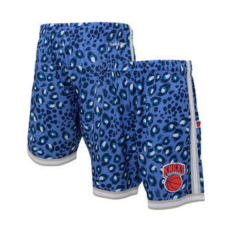 Men's x Uninterrupted Blue, White New York Knicks Hardwood Classics Swingman Shorts