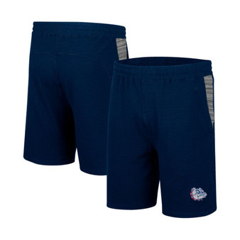 Men's Navy Gonzaga Bulldogs Wild Party Tri-Blend Shorts