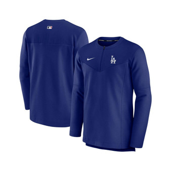 Men's Royal Los Angeles Dodgers Authentic Collection Game Time Performance Half-Zip Top