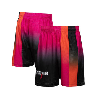 Men's Pink, Black Miami Heat 2005/06 Hardwood Classics Fadeaway Reload 3.0 Swingman Shorts