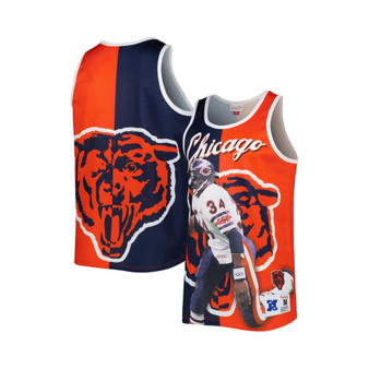 Men's Walter Payton Navy, Orange Chicago Bears Retired Player Graphic Tank Top