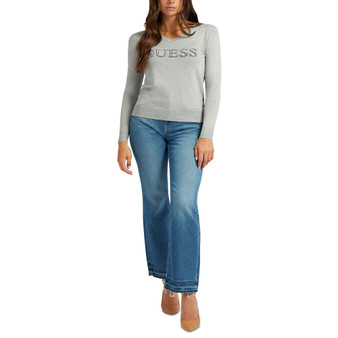 Women's 80's High-Rise Embroidered Straight-Leg Jeans