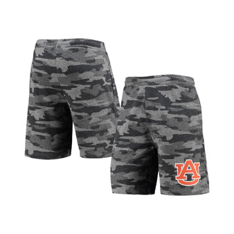 Men's Charcoal, Gray Auburn Tigers Camo Backup Terry Jam Lounge Shorts