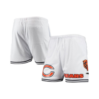 Men's White, Black Chicago Bears Mesh Shorts