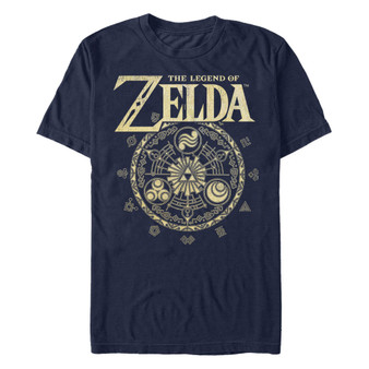 Nintendo Men's Legend of Zelda Magic Circle Vector Short Sleeve T-Shirt