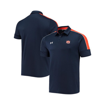 Men's Navy Auburn Tigers Sideline Recruit Performance Polo Shirt