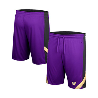 Men's Purple, Black Washington Huskies Am I Wrong Reversible Shorts