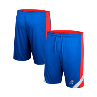 Men's Royal, Red Kansas Jayhawks Am I Wrong Reversible Shorts