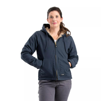 Women's Lined Softstone Duck Hooded Jacket