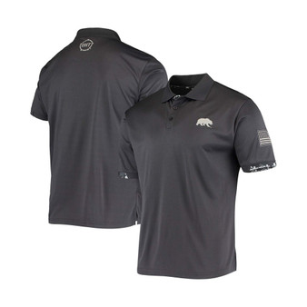 Men's Charcoal Cal Bears OHT Military Inspired Appreciation Digital Camo Polo