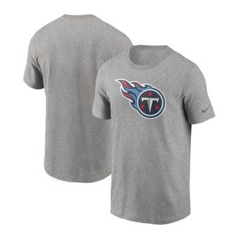 Men's Heathered Gray Tennessee Titans Primary Logo T-shirt