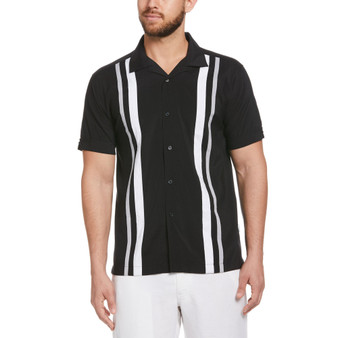 Men's Big & Tall Tri-Color Camp Shirt