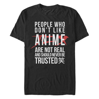 Men's Anime People Short Sleeve Crew T-shirt