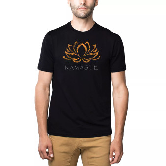Men's Premium Word Art Namaste T-shirt