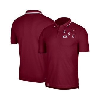 Men's Cardinal USC Trojans Wordmark Performance Polo Shirt