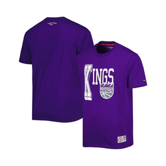 Men's Purple Sacramento Kings Mel Varsity T-shirt