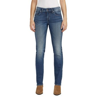 Women's Suki Mid Rise Straight Leg Jeans