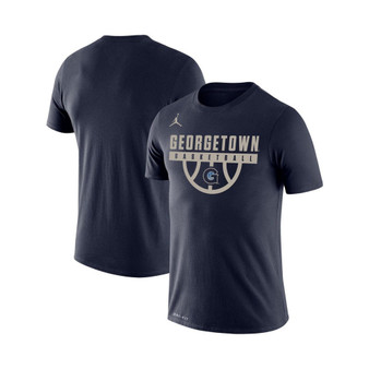 Men's Brand Navy Georgetown Hoyas Basketball Drop Legend Performance T-shirt