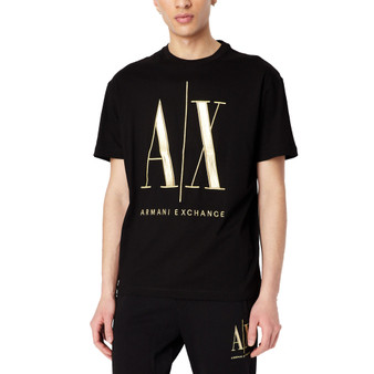 Men's Embroidered Metallic Icon T-Shirt