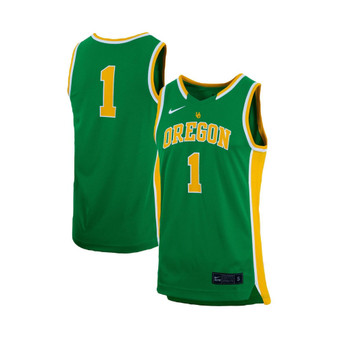 Men's #1 Green Oregon Ducks Team Replica Basketball Jersey