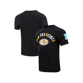 Men's Black San Francisco 49ers Neon Graphic T-shirt