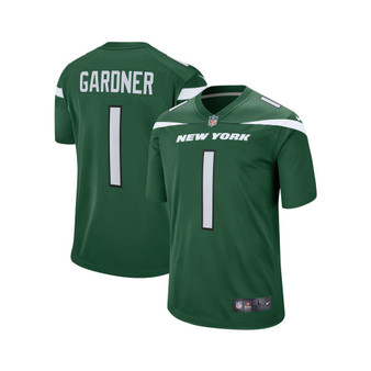 Men's Ahmad Sauce Gardner Green New York Jets Player Game Jersey