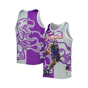 Men's Vince Carter Purple and Gray Toronto Raptors Sublimated Player Tank Top